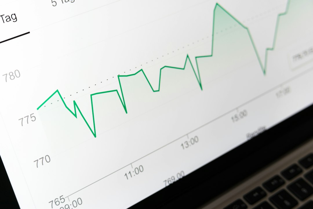 Grafico di crescita su un monitor